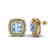 4.05 CTW Sky Blue Topaz & Micro VS/SI Diamond Halo - 2