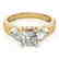 1.6 CTW Certified VS/SI Princess Cut Diamond 3 Stone