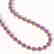 35.13 CTW Amethyst & Diamond Halo Necklace 10K Yellow - 2