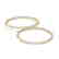 2.75 CTW Diamond VS/SI Certified 37 Mm Hoop Earrings