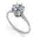 1.51 CTW Certified VS/SI Diamond Ring 14K White Gold - 2