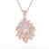 3 CTW Micro Pave VS/SI Diamond Designer Necklace 14K - 2
