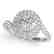 1.33 CTW Certified VS/SI Diamond Solitaire Halo Ring