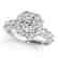 2.9 CTW Certified VS/SI Diamond Solitaire Halo Ring 14K