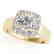 1.3 CTW Certified VS/SI Diamond Solitaire Halo Ring 14K