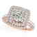 1.8 CTW Certified VS/SI Diamond Solitaire Halo Ring 14K - 2