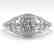 0.50 CTW VS/SI Oval Diamond Solitaire Ring Art Deco 14K