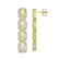 7.93 CTW Opal & Diamond Halo Earrings 10K Yellow Gold - 2
