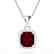 3 CTW Garnet & Micro VS/SI Diamond Pave Halo Solitaire - 2