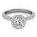 1.4 CTW Certified VS/SI Diamond Solitaire Halo Ring 14K