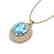 5 CTW Sky Blue Topaz & Micro Pave VS/SI Diamond - 2