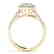 2 CTW Certified VS/SI Diamond Solitaire Halo Ring 14K - 2
