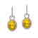6 CTW Citrine & Micro Pave Solitaire Halo VS/SI Diamond
