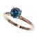1.05 CTW Certified Intense Blue SI Diamond Solitaire