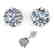 2.03 CTW VS/SI Diamond Stud Solitaire Earrings 14K - 2
