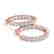 7.5 CTW Diamond VS/SI Certified 37 Mm Hoop Earrings 14K