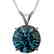 2.50 CTW Certified Intense Blue SI Diamond Solitaire