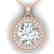 2 CTW I-SI Diamond Solitaire Art Deco Micro Halo