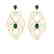 7 CTW Emerald & Micro VS/SI Diamond Heart Earrings