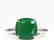 6 CTW Cushion Cut Emerald Designer Inspired Engagement