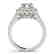 1.04 CTW Certified VS/SI Diamond Solitaire Halo Ring - 2
