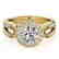 1.4 CTW Certified VS/SI Diamond Solitaire Halo Ring 14K