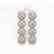 5.36 CTW Diamond Designer Earrings 18K Rose Gold
