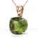 6 CTW Cushion Cut Green Tourmaline Designer Solitaire