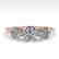 1 CTW VS/SI Diamond Art Deco Ring 14K Rose Gold
