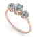 1 CTW VS/SI Diamond Art Deco Ring 14K Rose Gold - 2