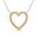 2.50 CTW Yellow Sapphire & VS/SI Diamond Heart Halo