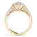 0.9 CTW Certified VS/SI Diamond Solitaire Halo Ring 14K - 2