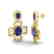9.26 CTW Tanzanite & Micro Pave VS/SI Diamond Earrings - 2