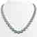 35.13 CTW Sky Topaz & Diamond Halo Necklace 10K White