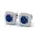 2.16 CTW Sapphire & Micro VS/SI Diamond Earrings Halo