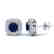 2.16 CTW Sapphire & Micro VS/SI Diamond Earrings Halo - 2
