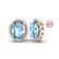 6 CTW Sky Blue Topaz & Micro VS/SI Diamond Earrings - 2