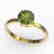 2 CTW Green Tourmaline Designer Inspired Solitaire - 2