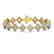 11.7 CTW Princess Cut Diamond Designer Bracelet 18K