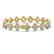 11.7 CTW Princess Cut Diamond Designer Bracelet 18K - 2