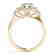 1.5 CTW Certified VS/SI Diamond Solitaire Halo Ring 14K - 2