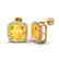 12 CTW Citrine & Micro Pave Halo VS/SI Diamond Earrings - 2
