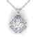 0.95 CTW Certified VS/SI Diamond Art Deco Stud Necklace