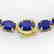 54.25 CTW Sapphire & VS/SI Diamond Tennis Micro Pave