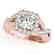 2 CTW Certified VS/SI Diamond Solitaire Halo Ring 14K