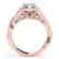 2 CTW Certified VS/SI Diamond Solitaire Halo Ring 14K - 2