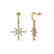 0.75 CTW Micro Pave VS/SI Diamond Earrings 18K Yellow - 2