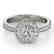 0.8 CTW Certified VS/SI Diamond Solitaire Halo Ring 14K