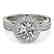 1.65 CTW Certified VS/SI Diamond Solitaire Halo Ring