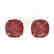 12 CTW Cushion Cut Pink Tourmaline Solitaire Stud